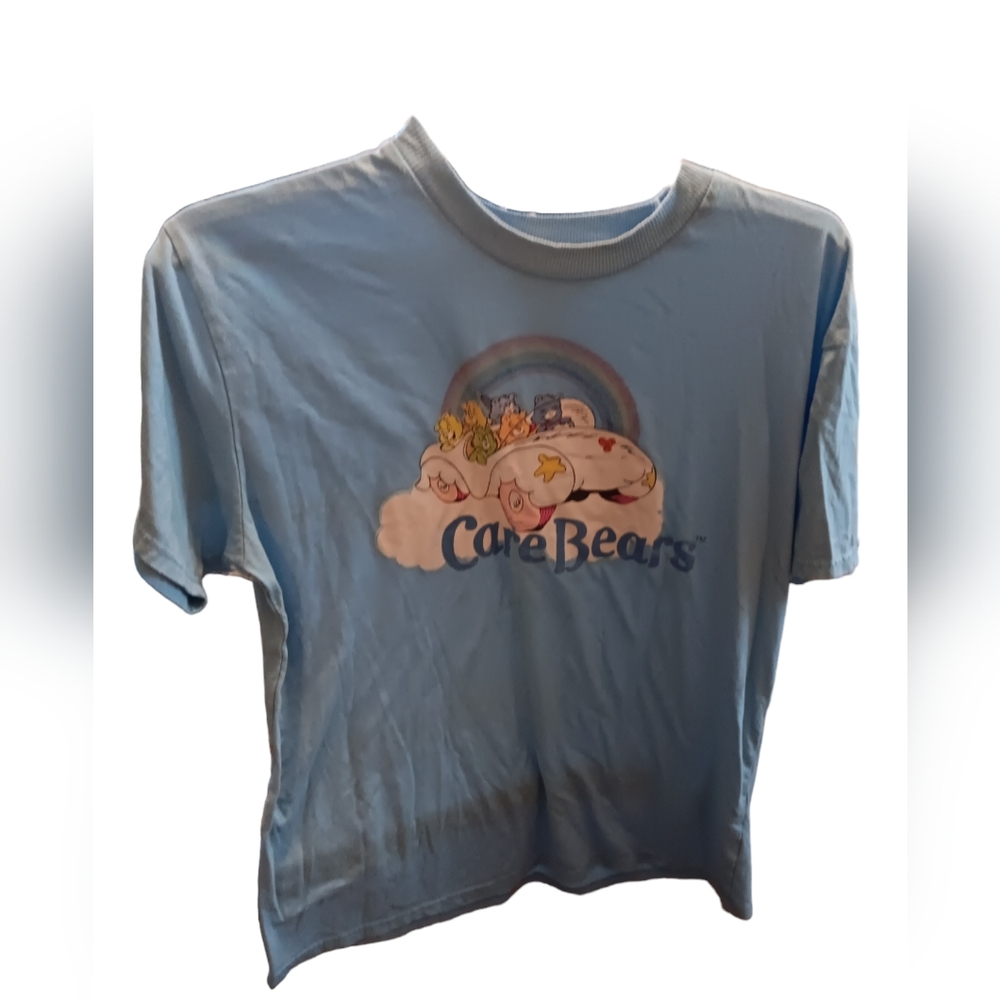 Care Bears Womens Light Blue T-shirt SIZE XL